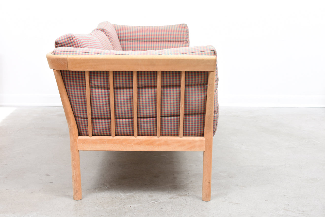 Oak-framed sofa by Finn Østergård