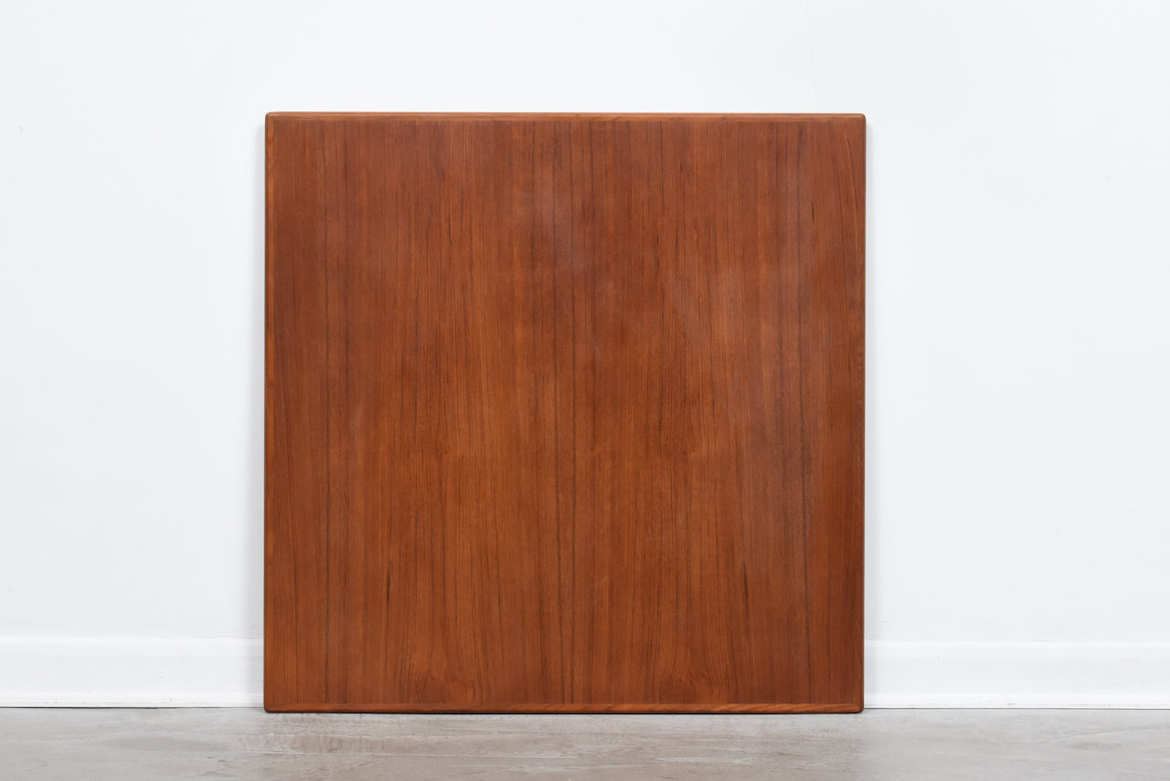 1960s extending square dining table in teak