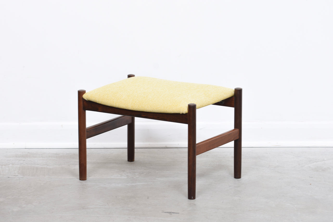 Rosewood foot stool by Spøtterup