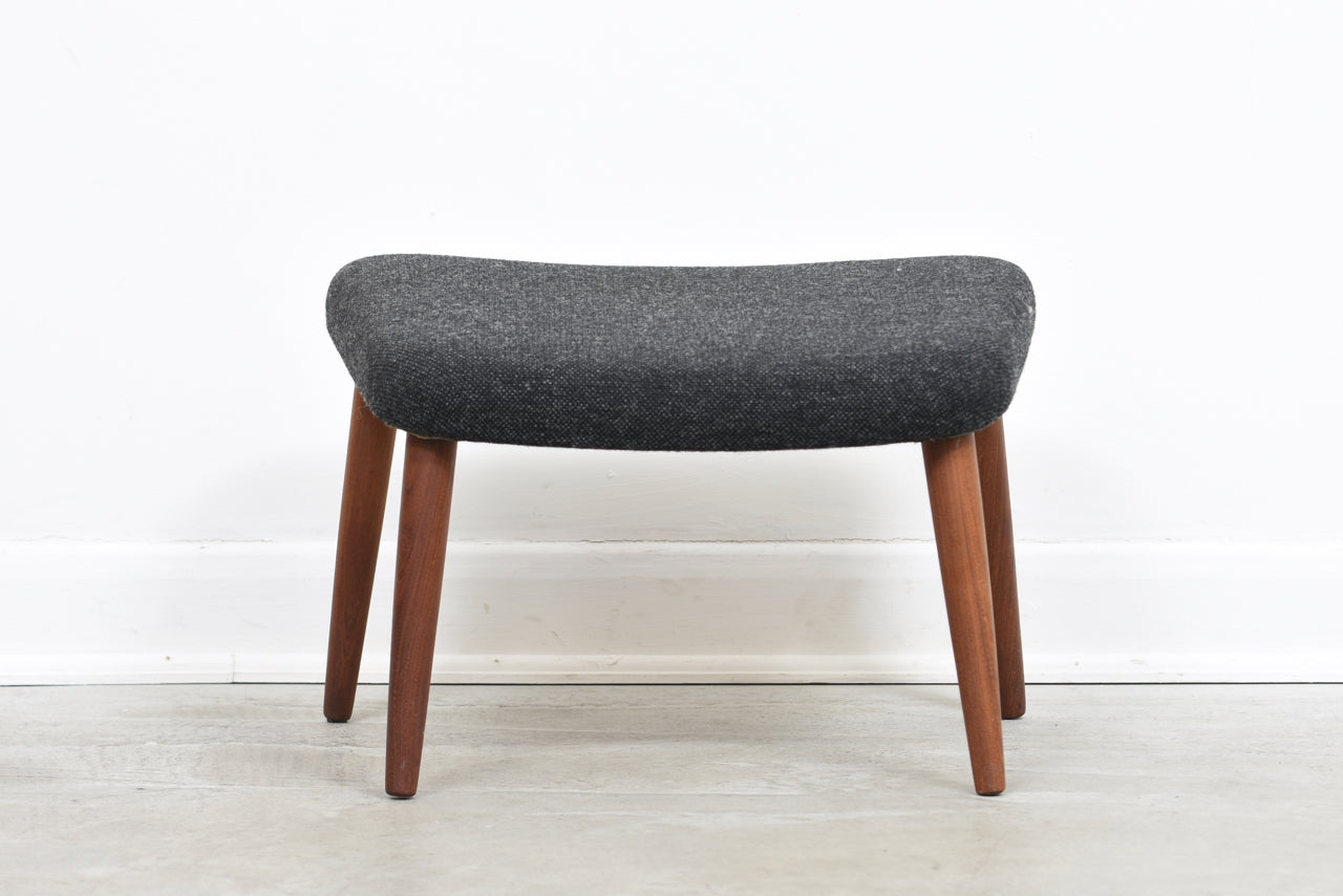 1960s foot stool on teak legs