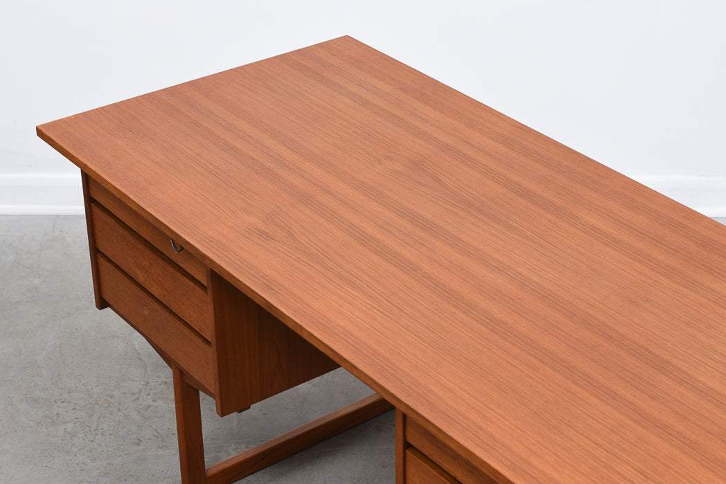 1960s teak executive desk