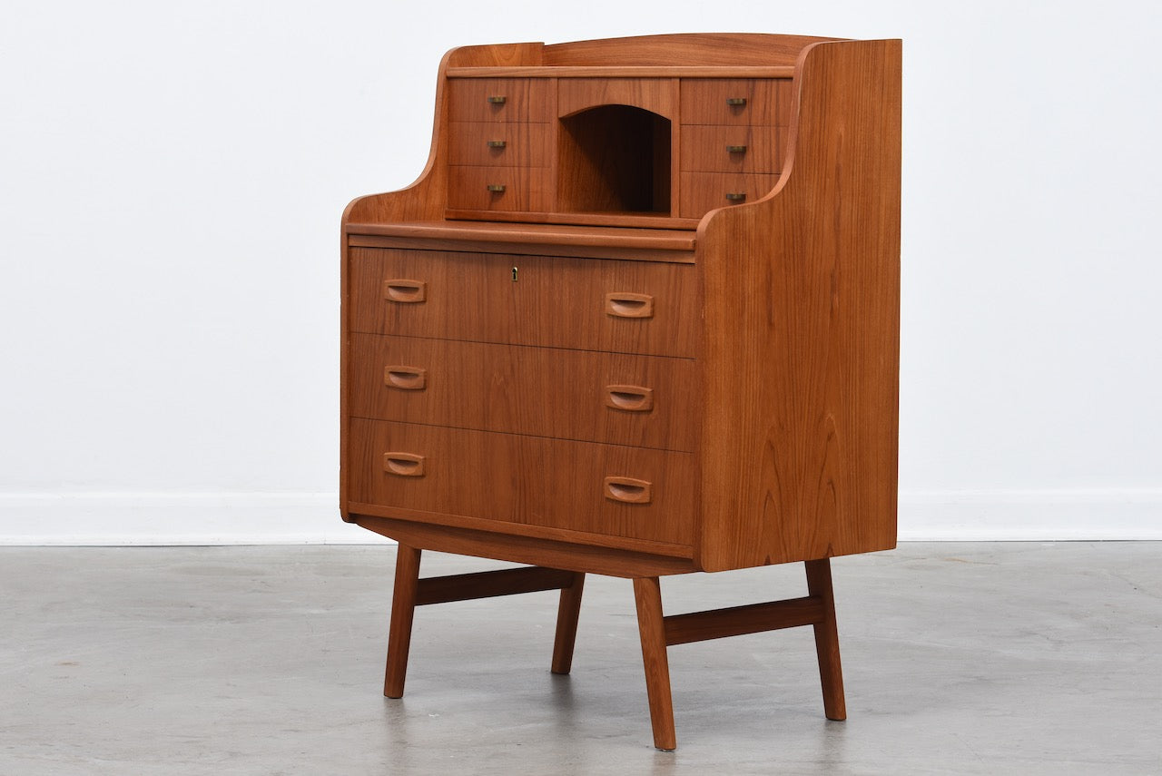 1960s teak bureau