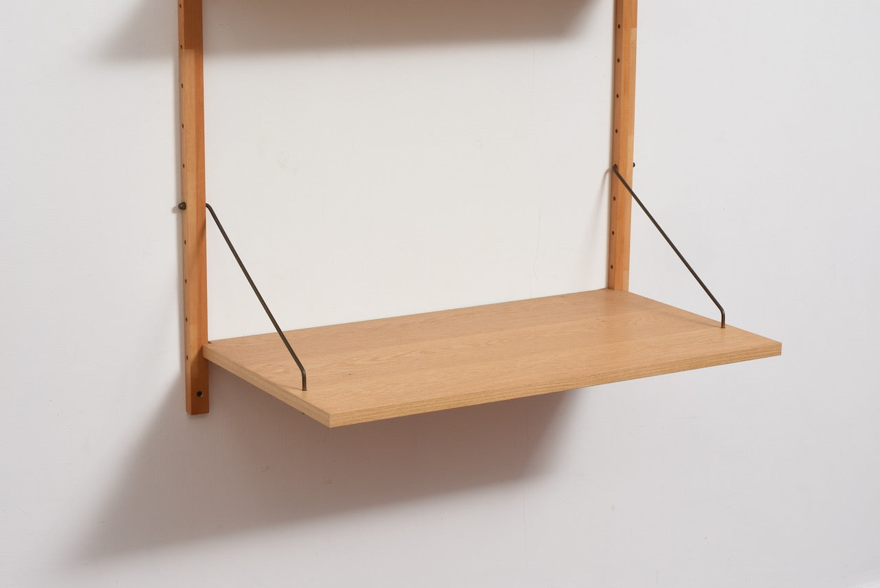 Floating desk and bookshelf by PS System