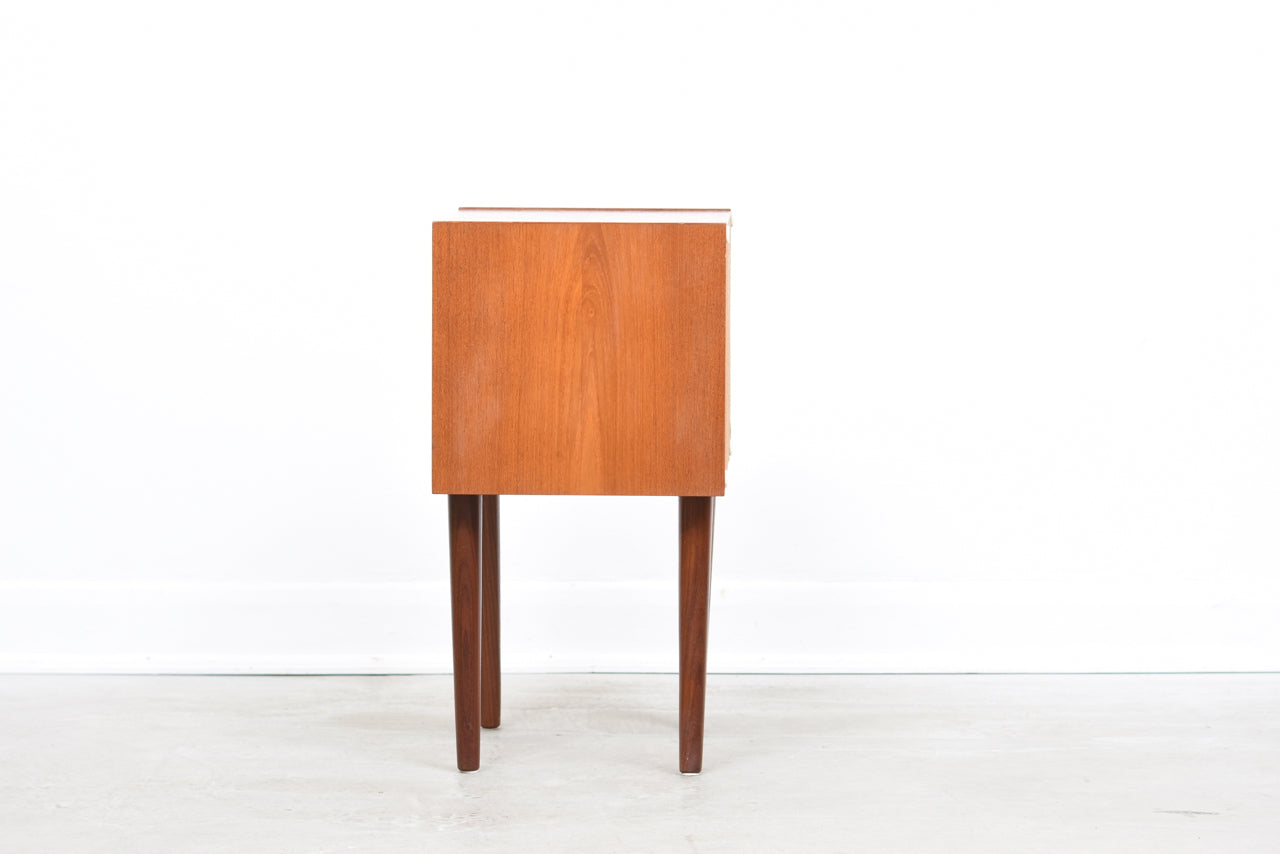 Pair of 1960s teak bedside tables