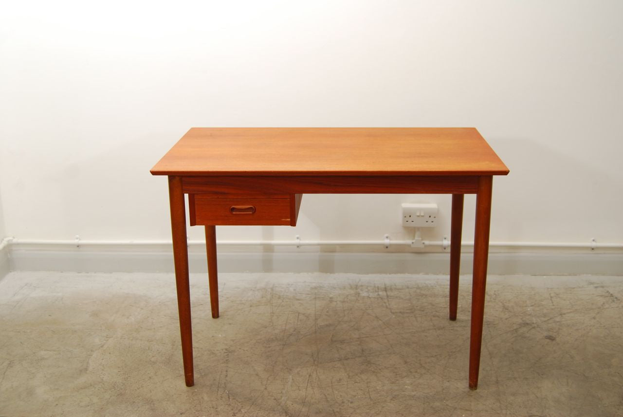 Small teak store desk