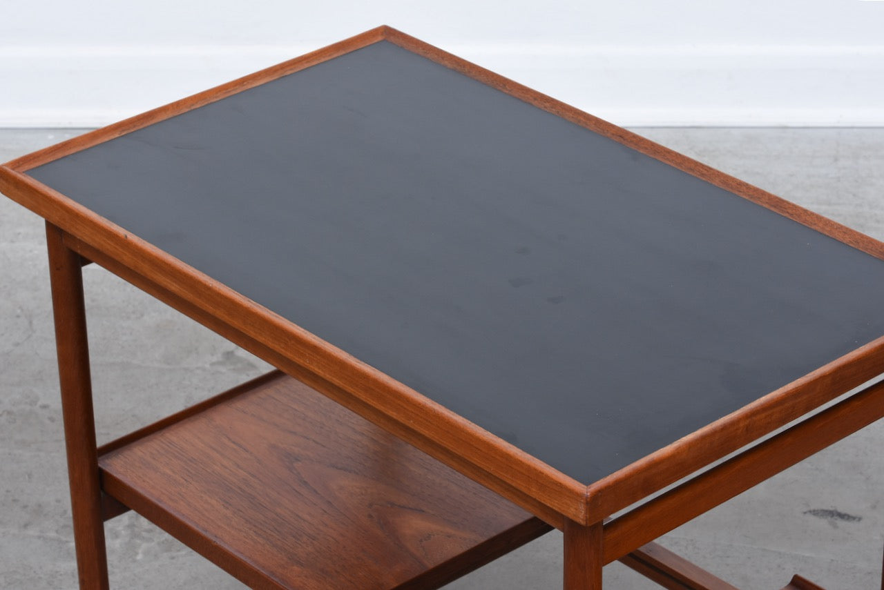 1960s teak serving trolley