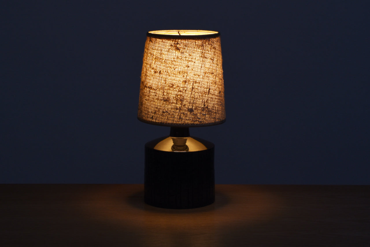1960s ceramic table lamp by Jerk Werkmaster