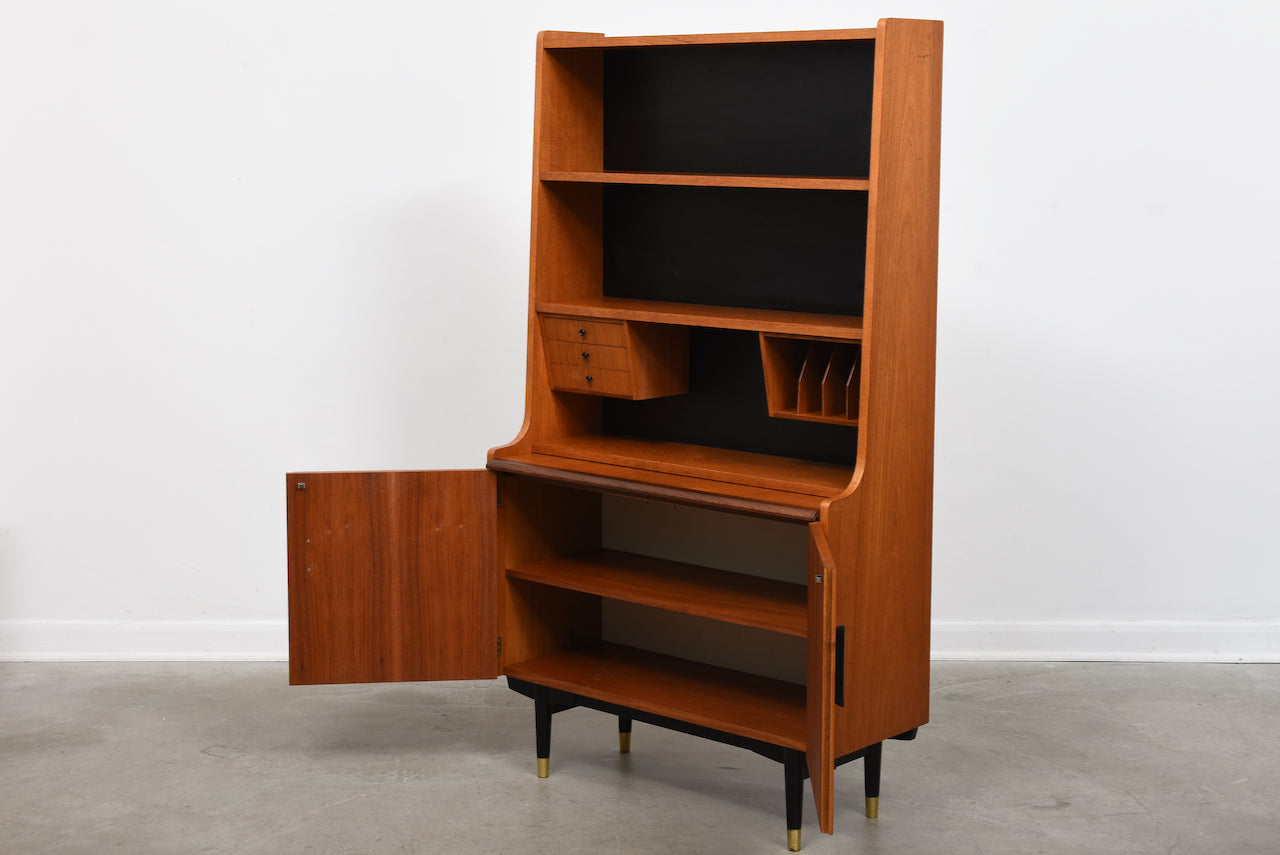 1960s Swedish teak secretary