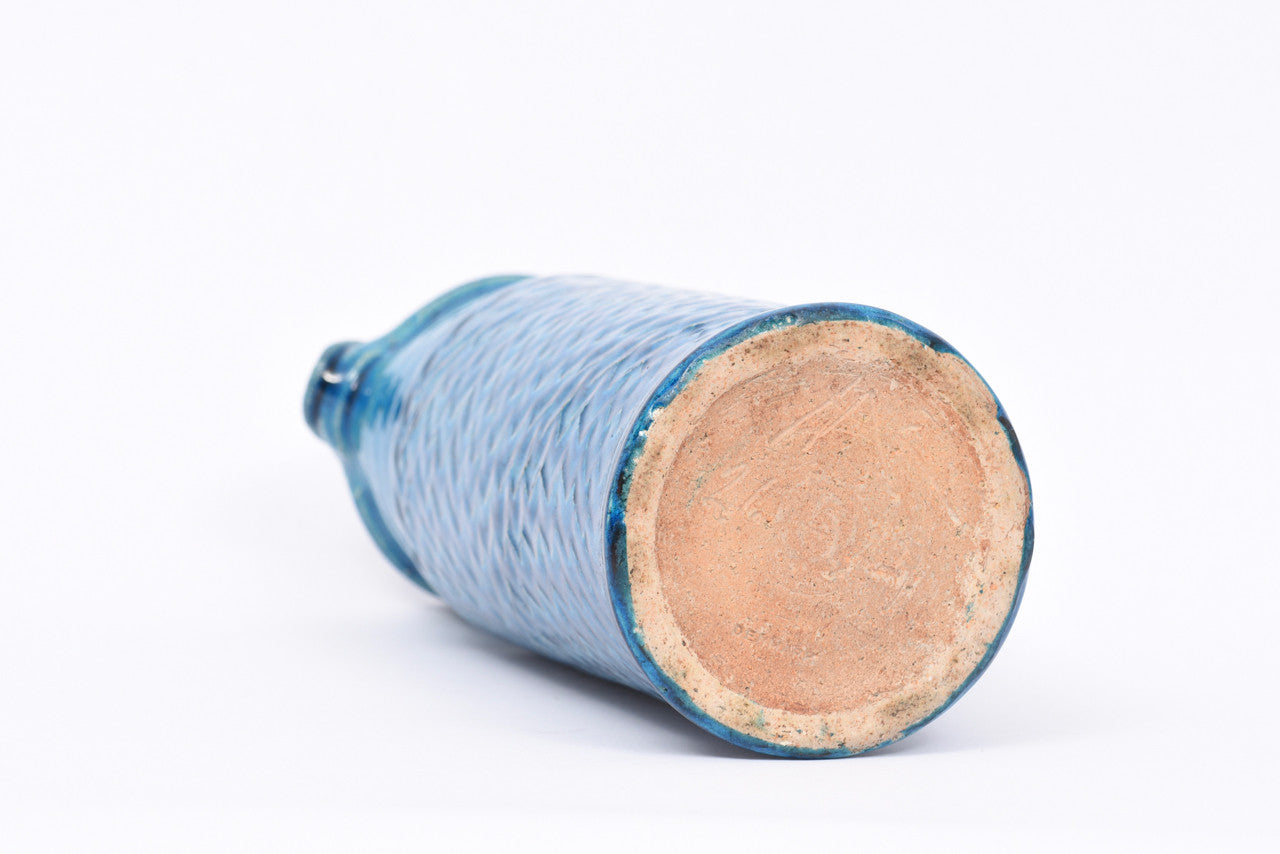 Turquoise ceramic pitcher by Kähler