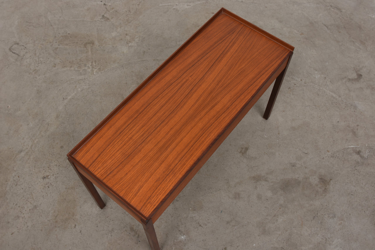 1960s teak hallway table