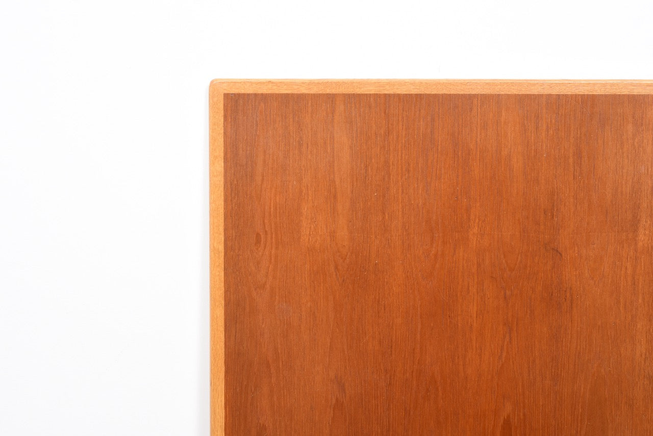 1960s extending teak + oak dining table