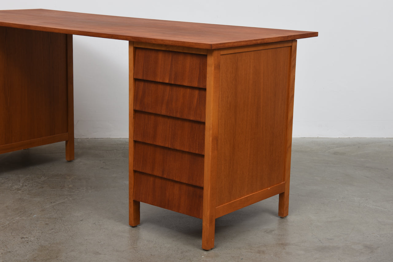 1960s Finnish desk in teak