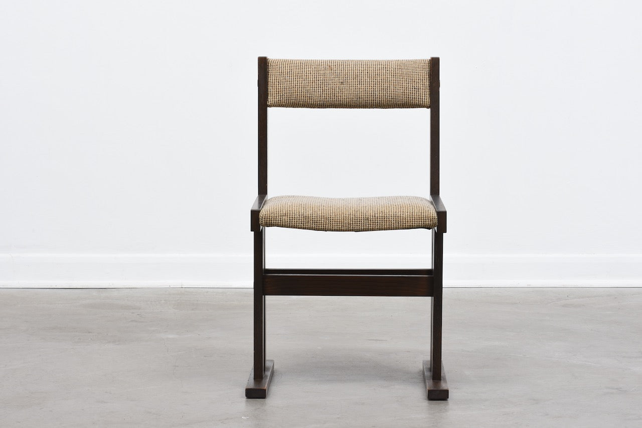 Set of four oak dining chairs by Poul H. Hansen