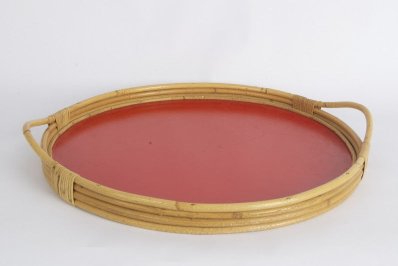Red tray