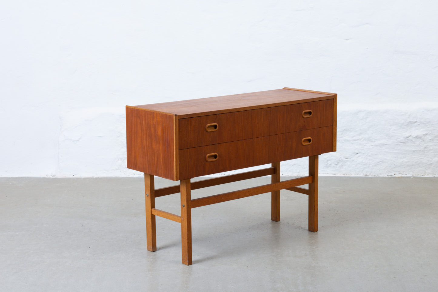 1960s teak hallway chest