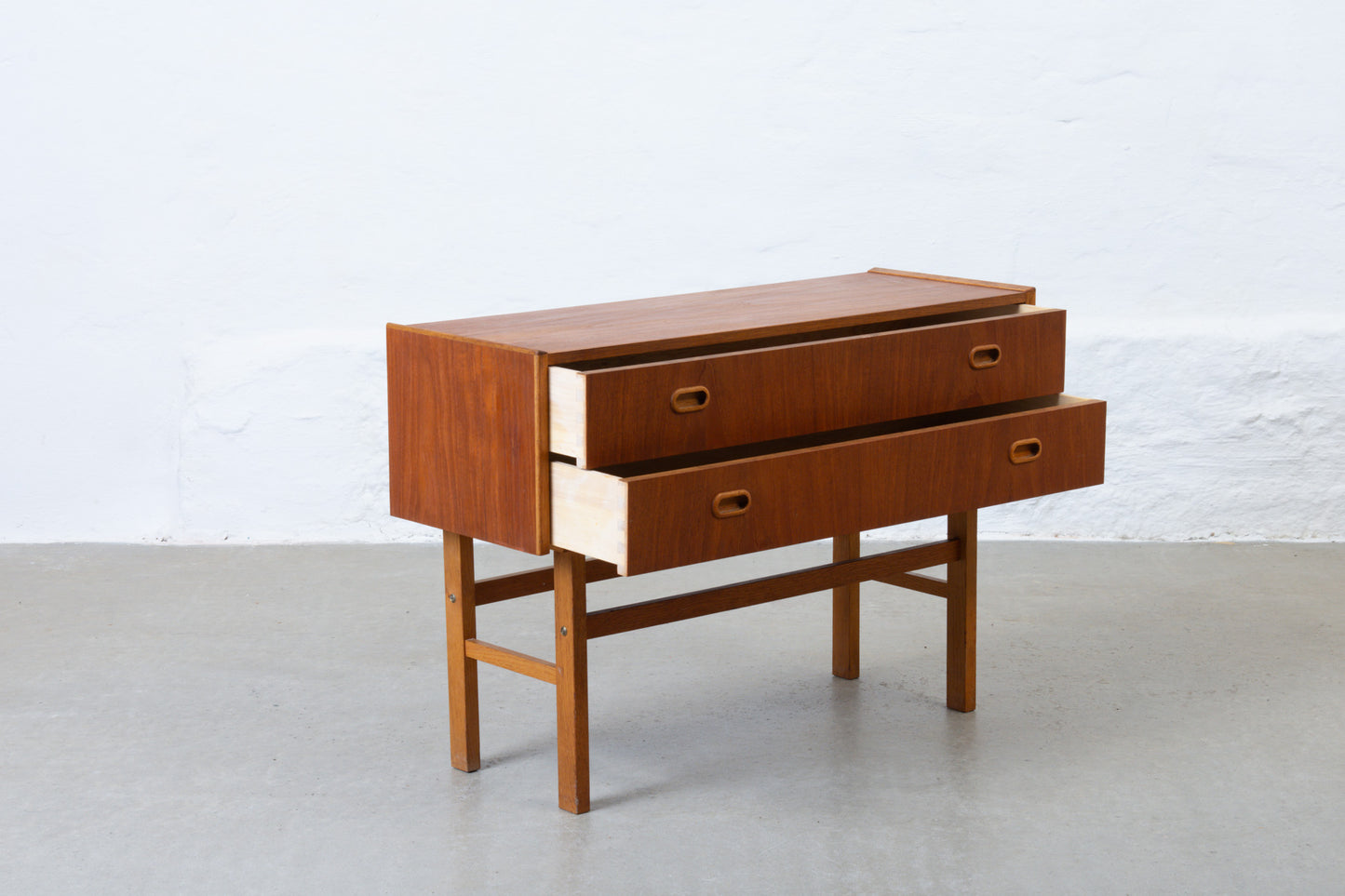 1960s teak hallway chest