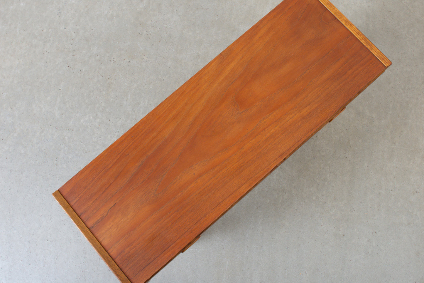 1960s teak hallway chest