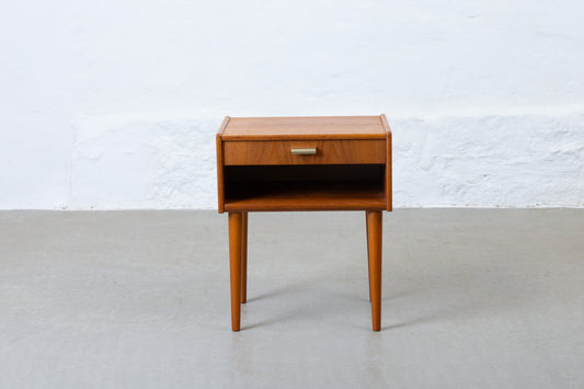 1960s teak bedside table