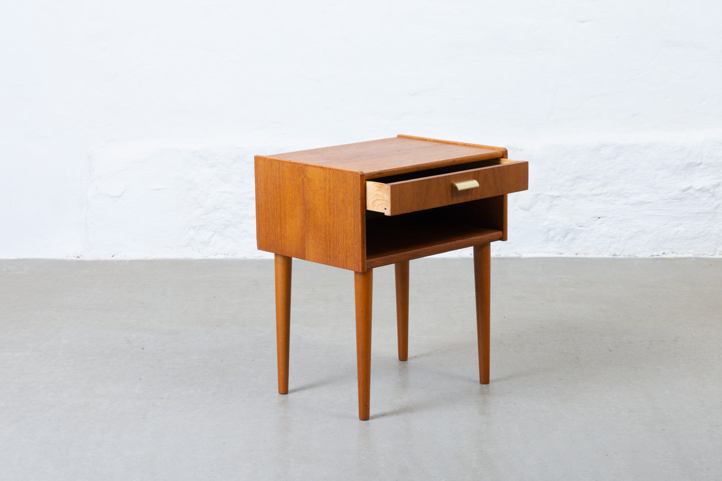 1960s teak bedside table