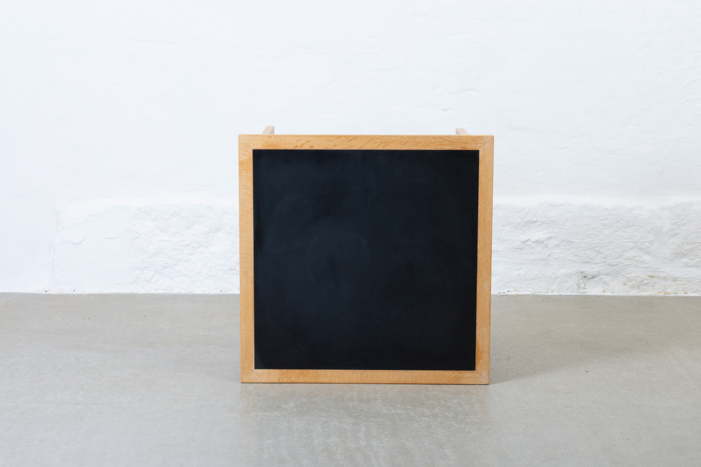 1980s beech + laminate side table by Magnus Olesen