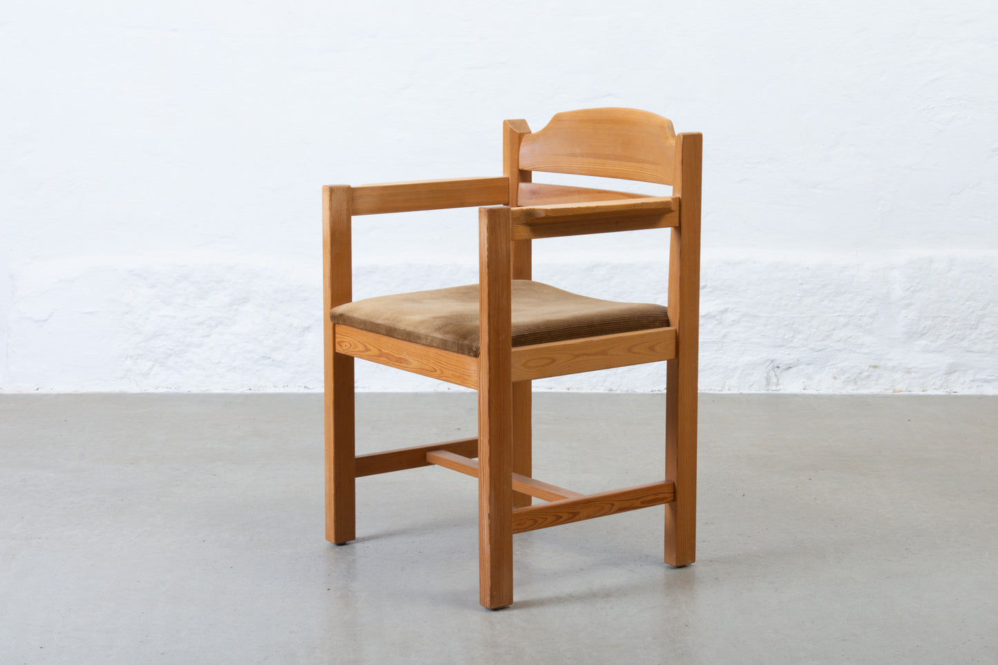 Two available: 1970s Swedish pine armchairs