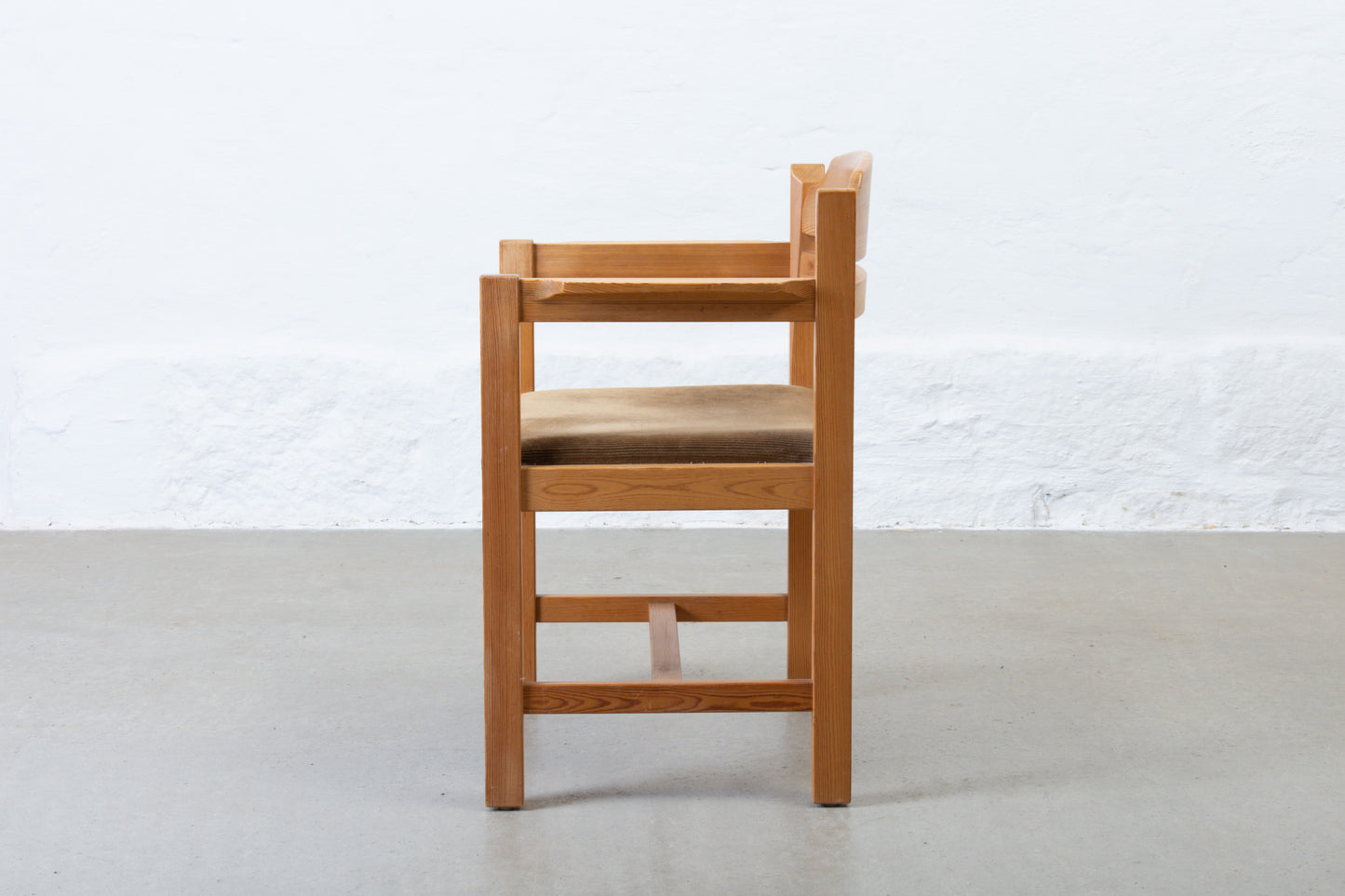 Two available: 1970s Swedish pine armchairs