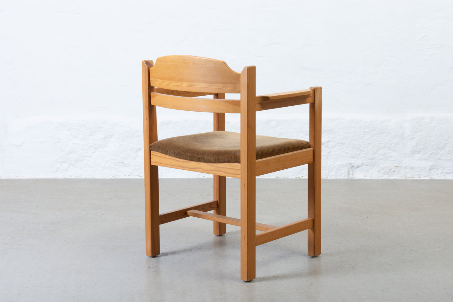 Two available: 1970s Swedish pine armchairs