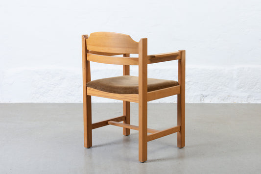 Two available: 1970s Swedish pine armchairs