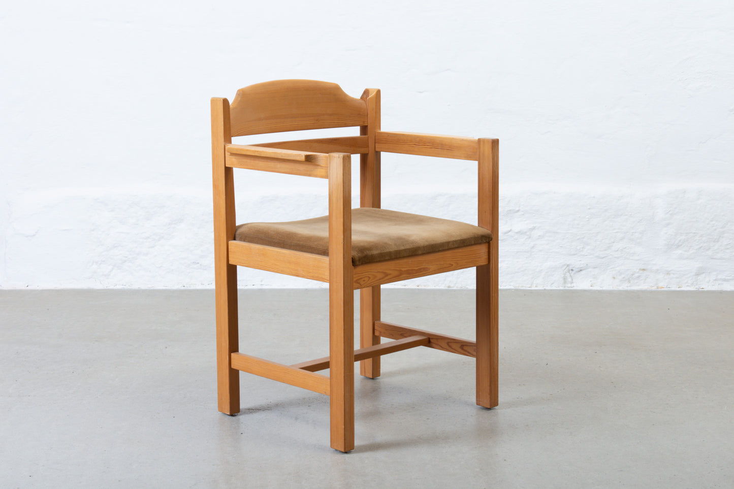 Two available: 1970s Swedish pine armchairs