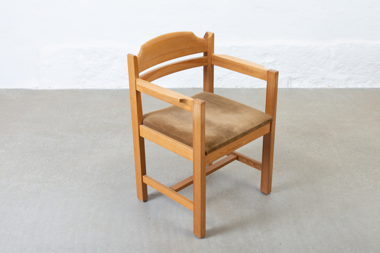 Two available: 1970s Swedish pine armchairs