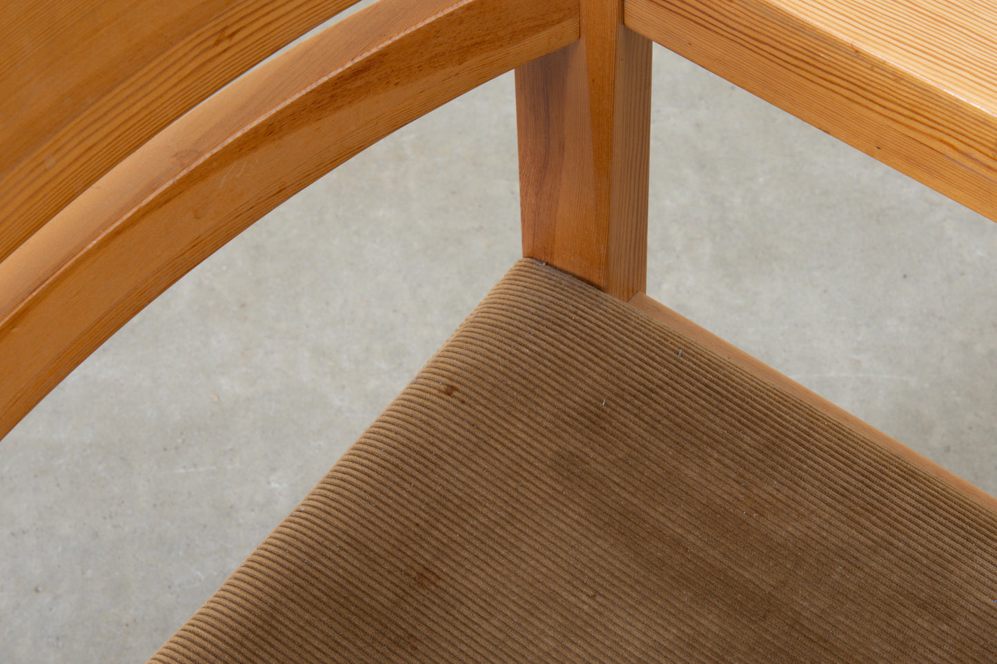 Two available: 1970s Swedish pine armchairs