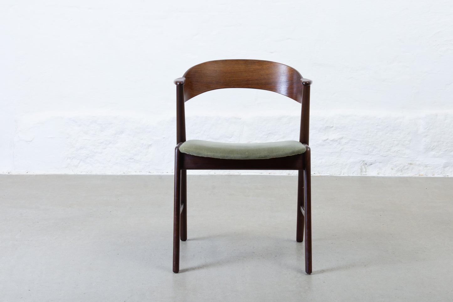 1950s set of four 'KS 21' dining chairs in rosewood + teak