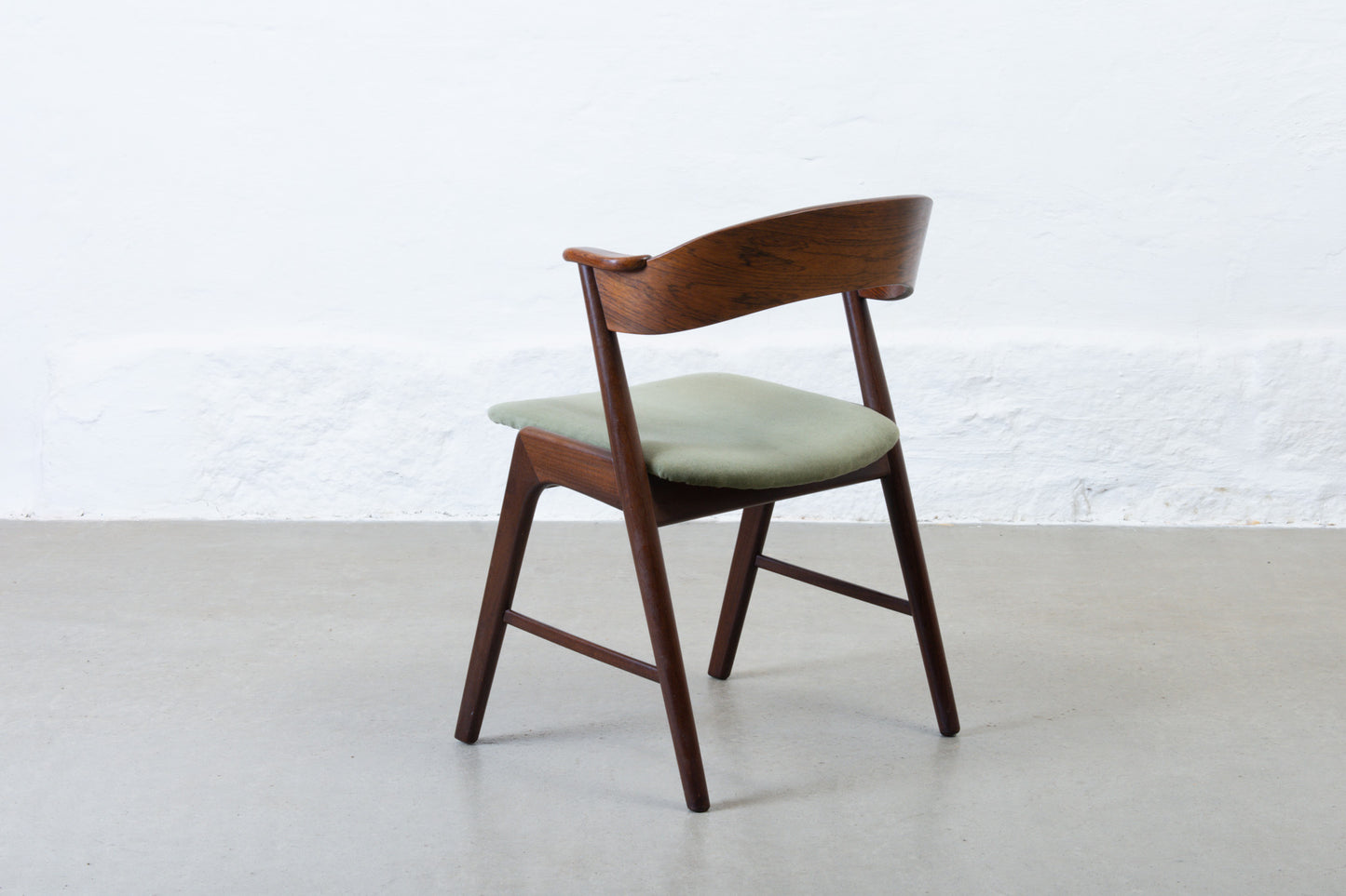 1950s set of four 'KS 21' dining chairs in rosewood + teak