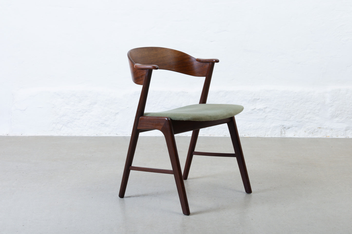 1950s set of four 'KS 21' dining chairs in rosewood + teak