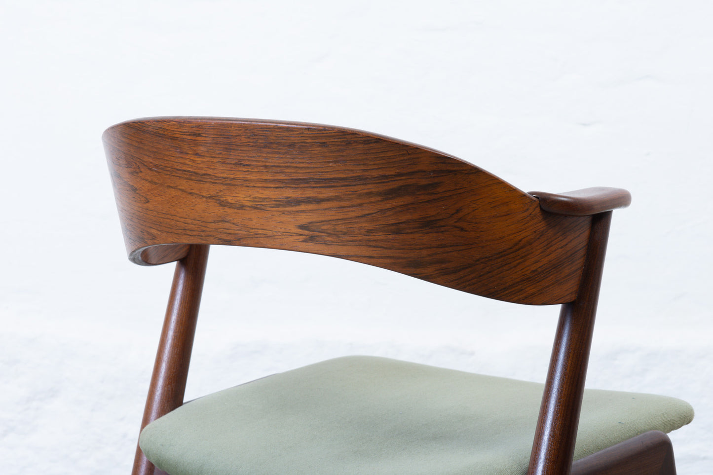 1950s set of four 'KS 21' dining chairs in rosewood + teak