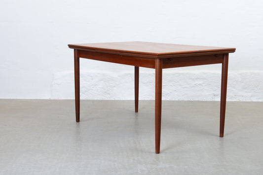 1960s extending dining table in teak - 130L cm
