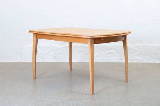 1990s extending dining table in beech
