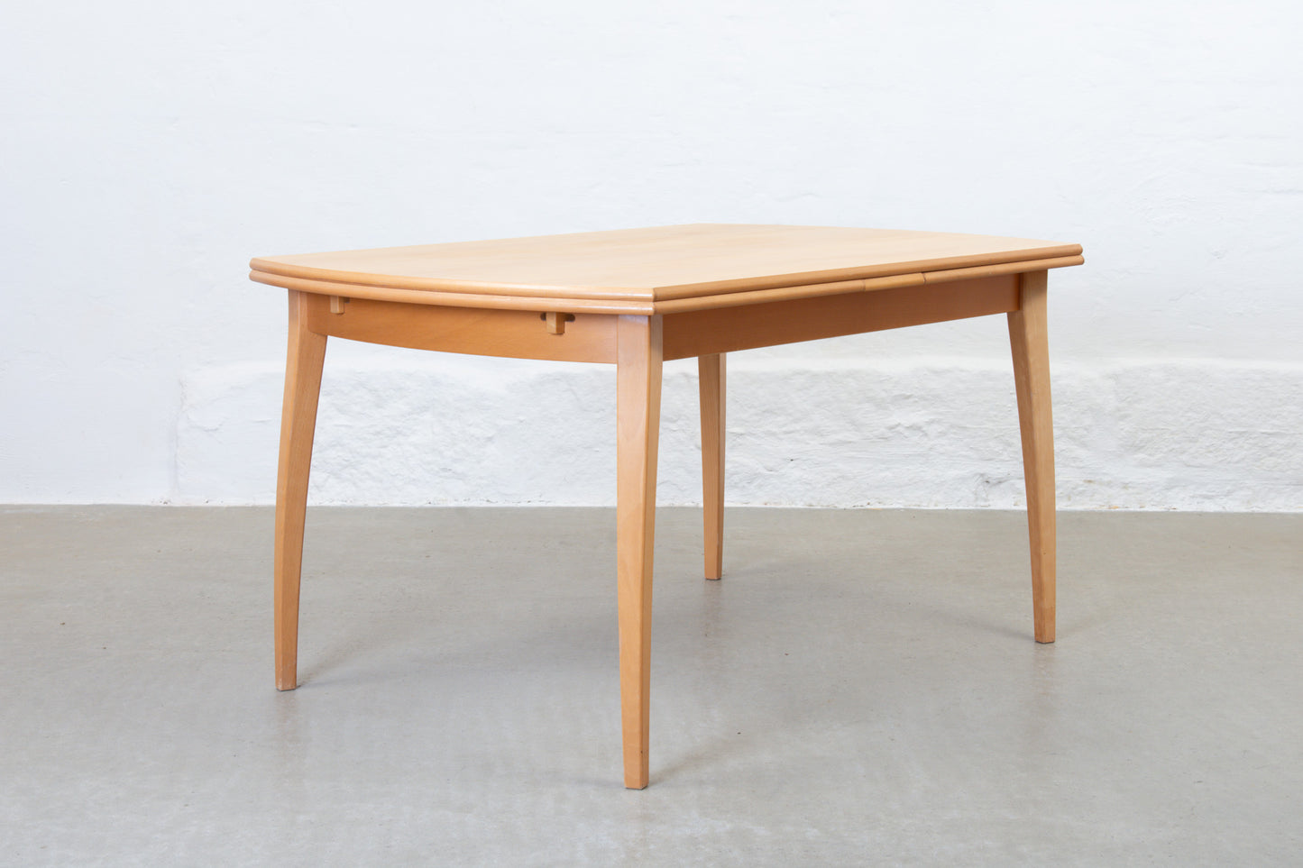 1990s extending dining table in beech