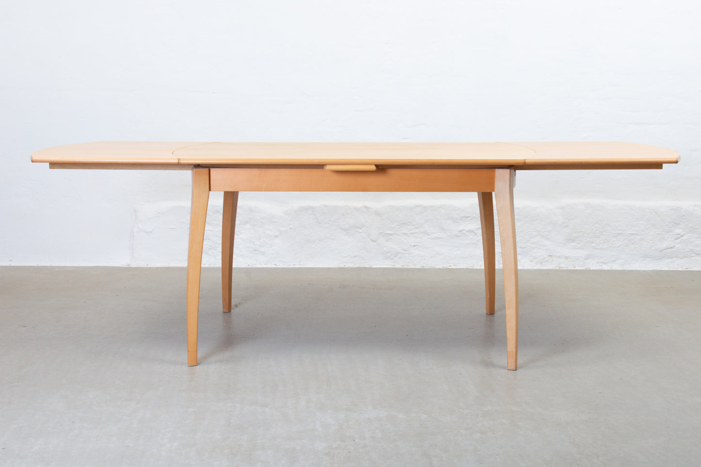 1990s extending dining table in beech