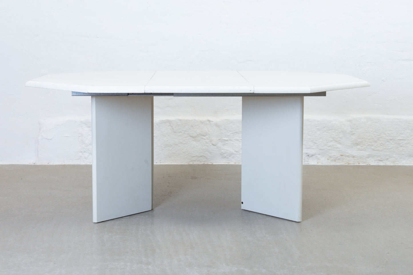 1980s extending dining table in stained oak by Farstrup Møbler