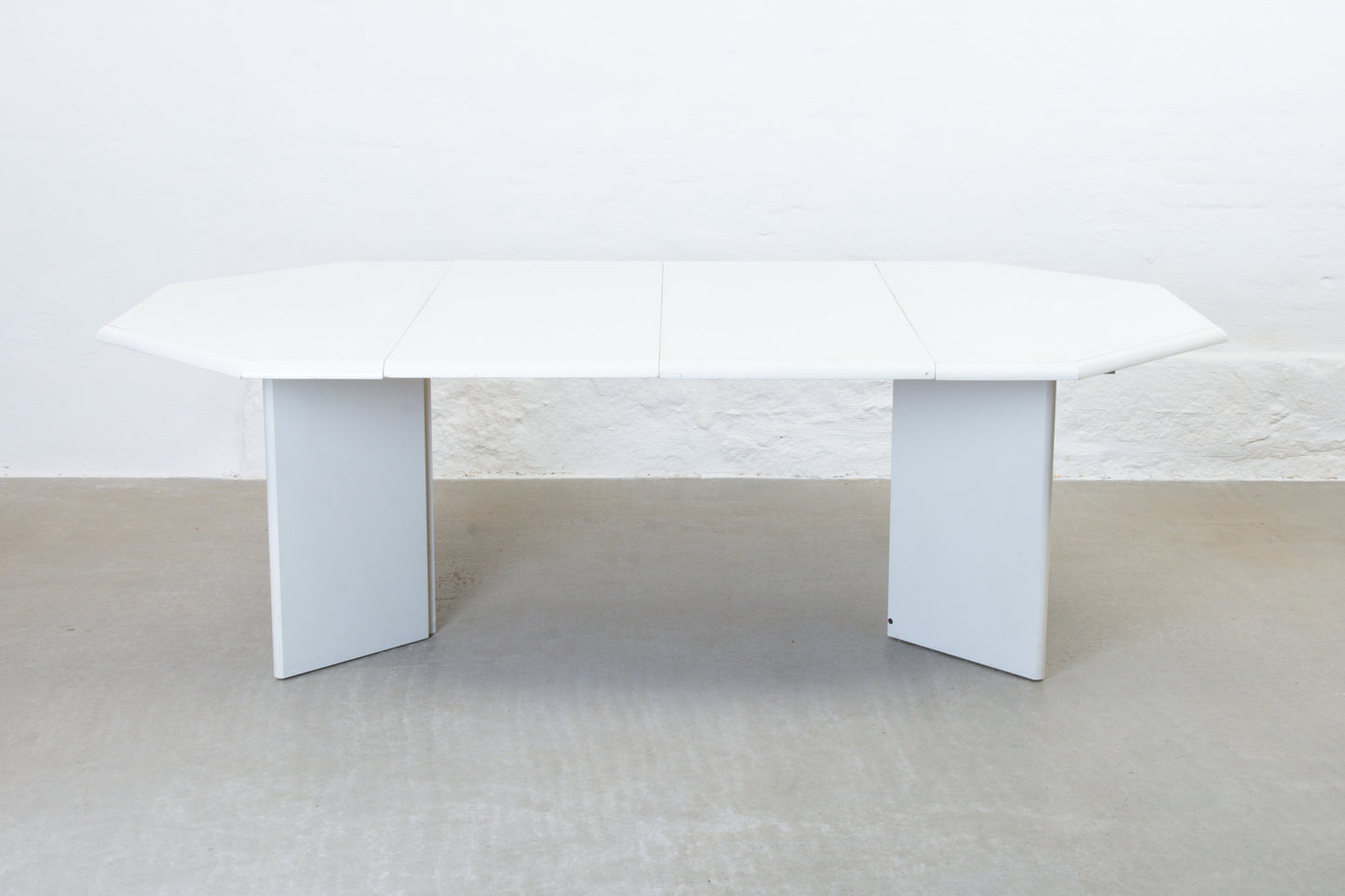 1980s extending dining table in stained oak by Farstrup Møbler