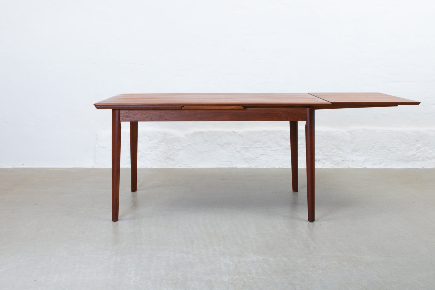 1960s extending teak dining table by H. Sign & Søn