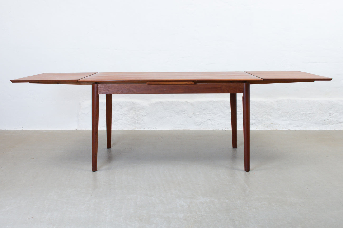 1960s extending teak dining table by H. Sign & Søn