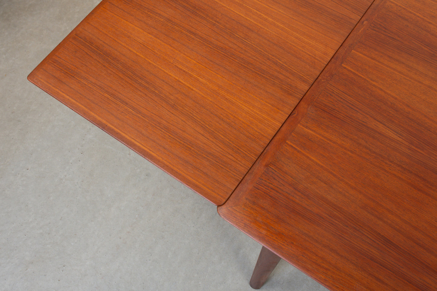 1960s extending teak dining table by H. Sign & Søn