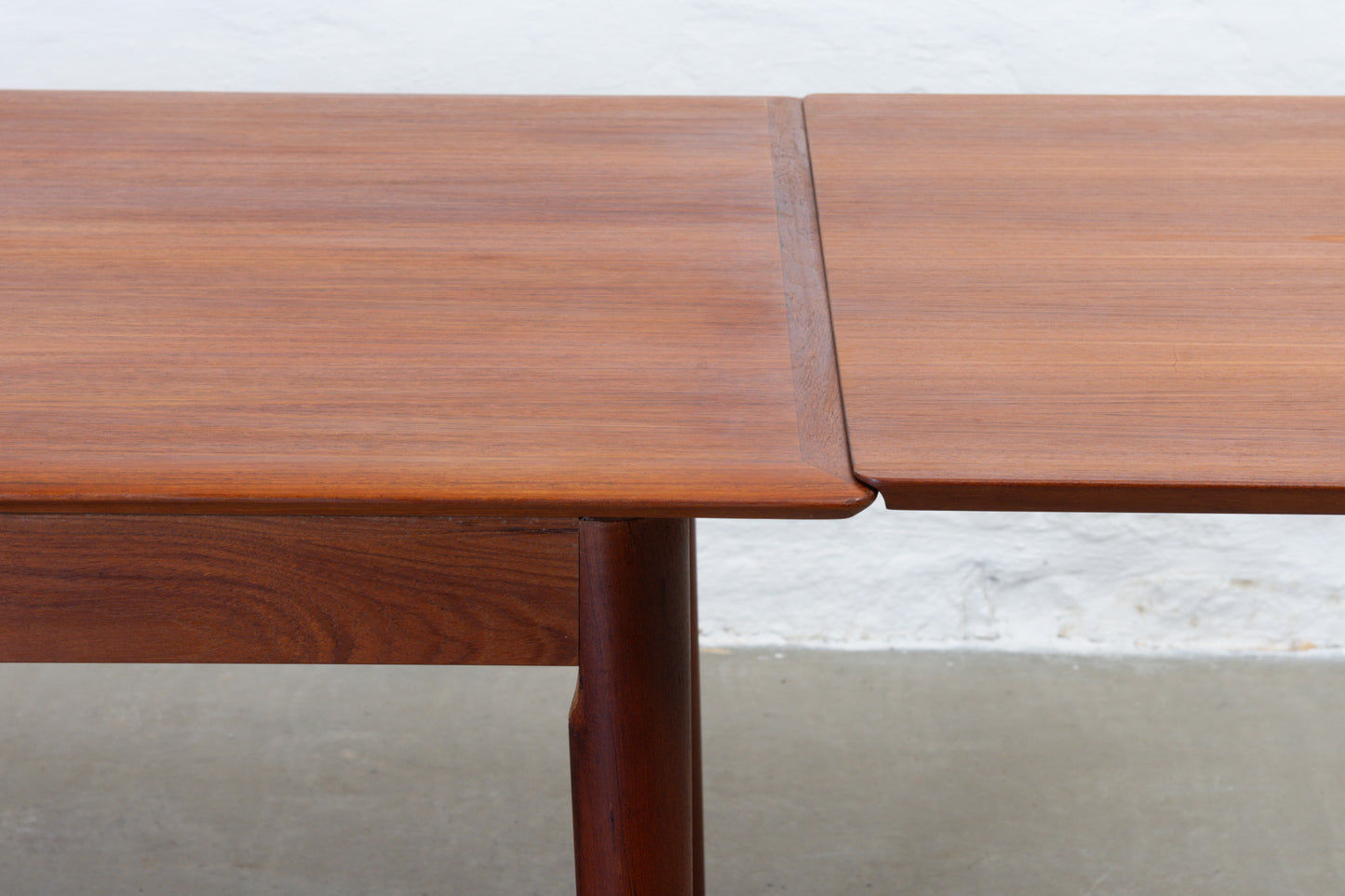 1960s extending teak dining table by H. Sign & Søn
