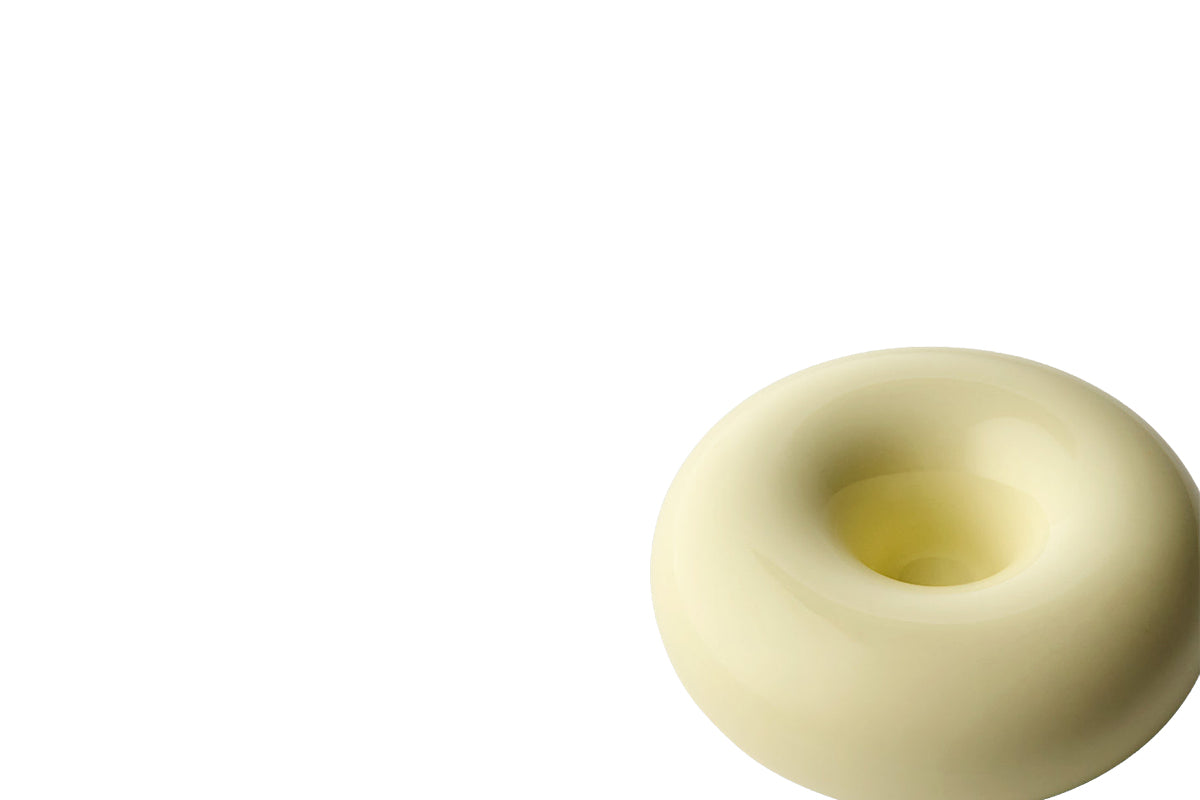 Bob candle holder by Studio About - Yellow