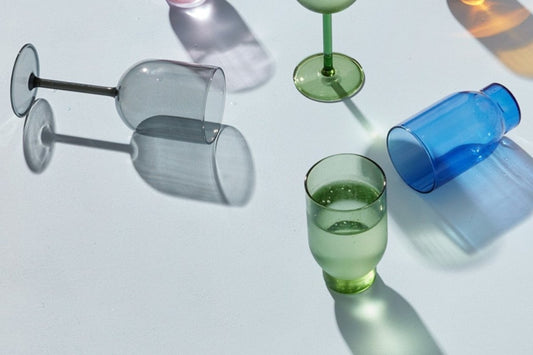 20% off: Pack of two water glasses by Studio About - Green