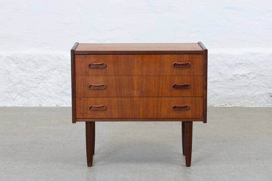 1960s low chest of three drawers