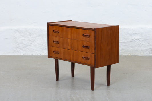 1960s low chest of three drawers