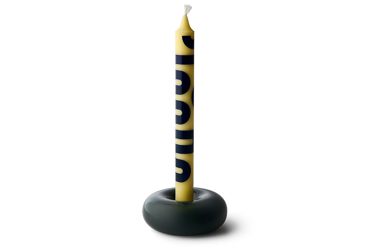 Bob candle holder by Studio About - Dark Green